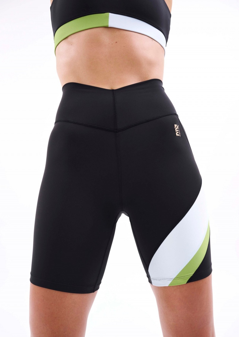 Black P.E Nation Sprint Time Bike Short | ZYBJRIQ-17