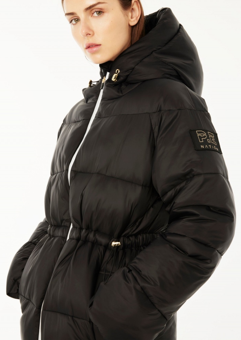 Black P.E Nation Zero Drop Jacket | UYJVMOF-42