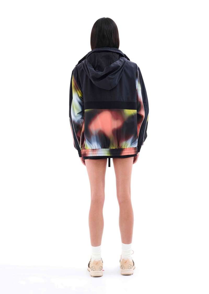 Blur Print P.E Nation Cyper Printed Jacket | XQDIGUS-93