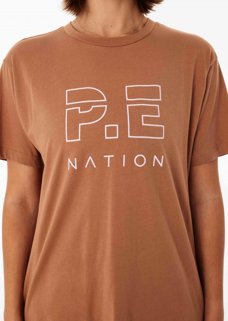 Camel P.E Nation Heads Up Ss Tee | XVAOPTM-92