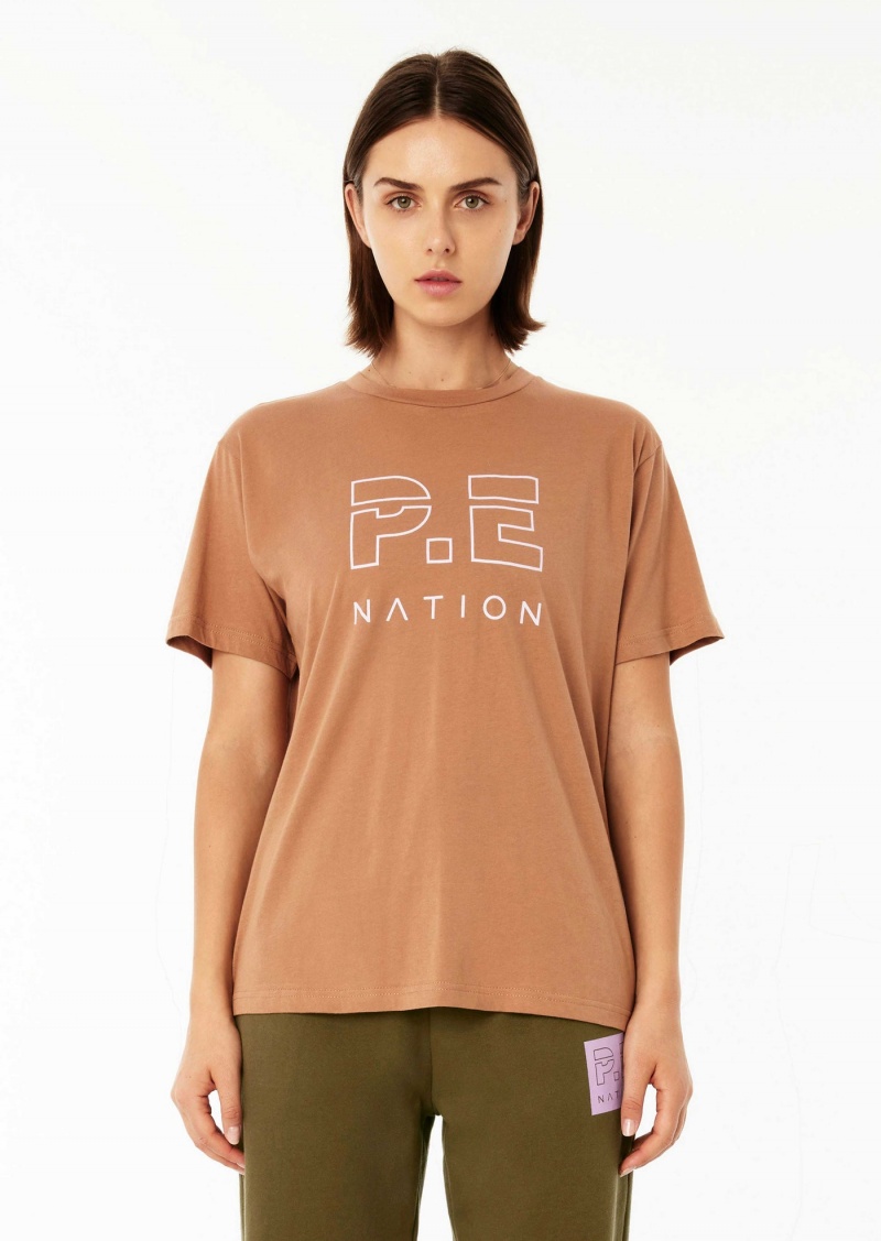 Camel P.E Nation Heads Up Ss Tee | XVAOPTM-92