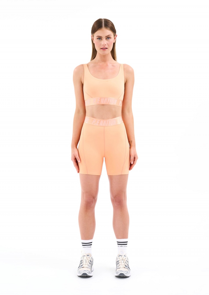 Cantaloupe P.E Nation Backcheck Bike Short | WEZYOGN-12