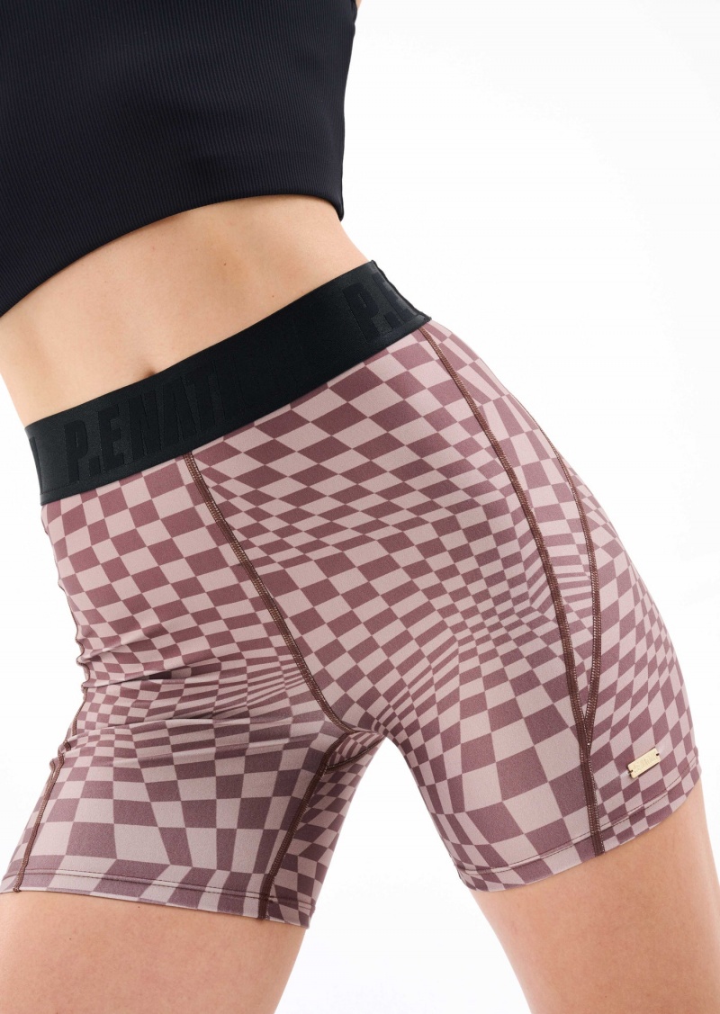 Check Print P.E Nation Voyager Bike Short | TAMZKQE-15