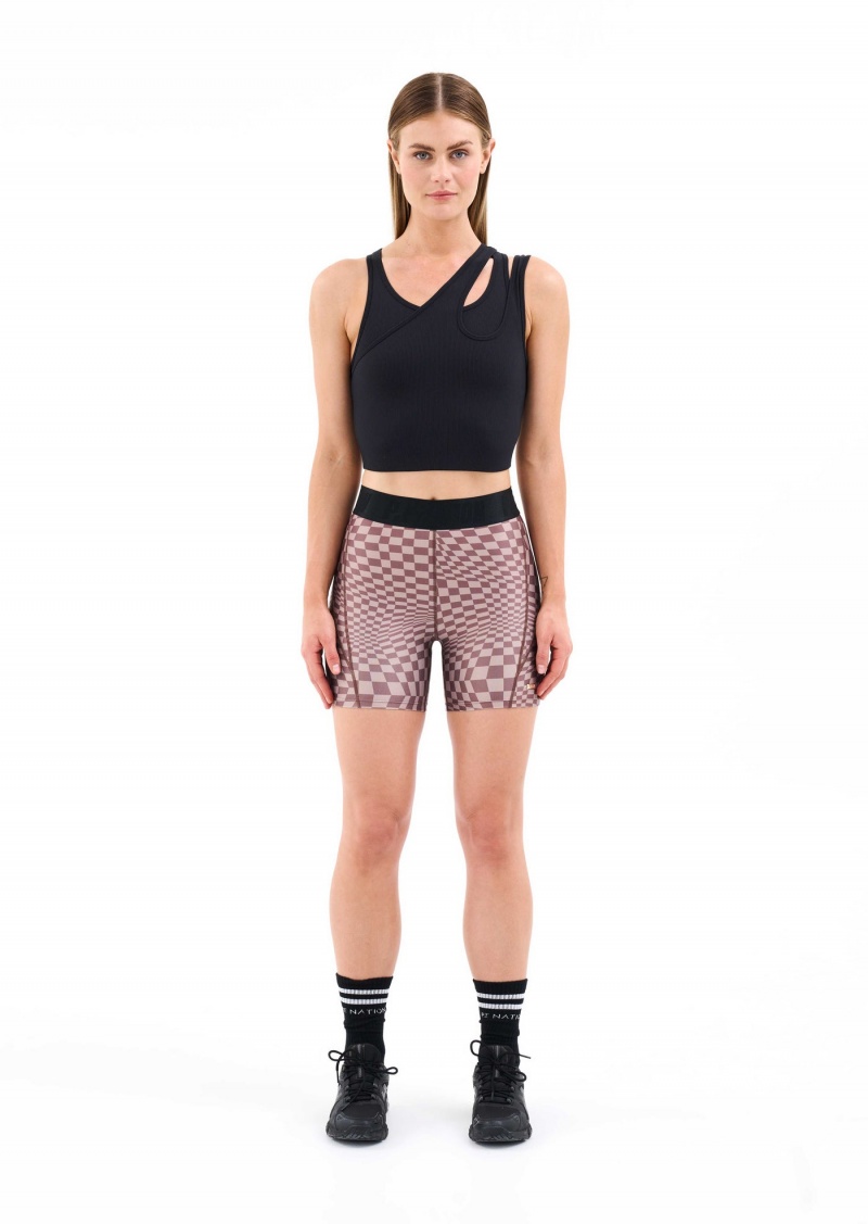 Check Print P.E Nation Voyager Bike Short | TAMZKQE-15