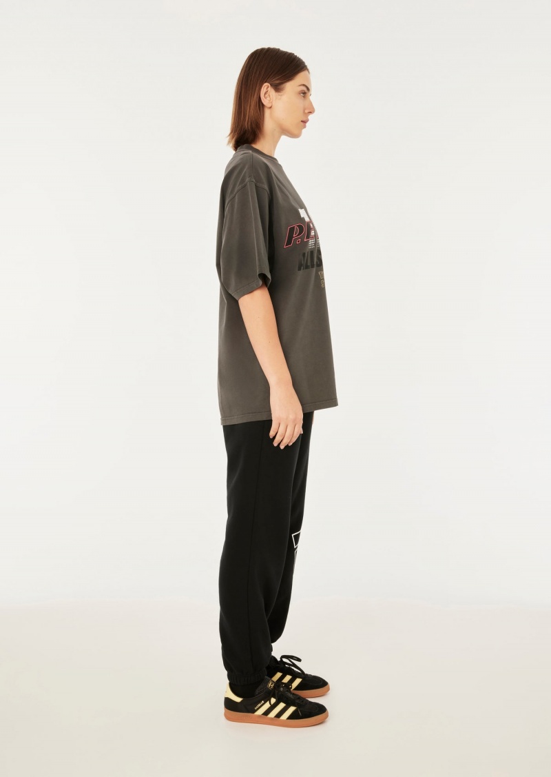 Dark Shadow P.E Nation Touring Ss Oversized Tee | WZVMGNC-04