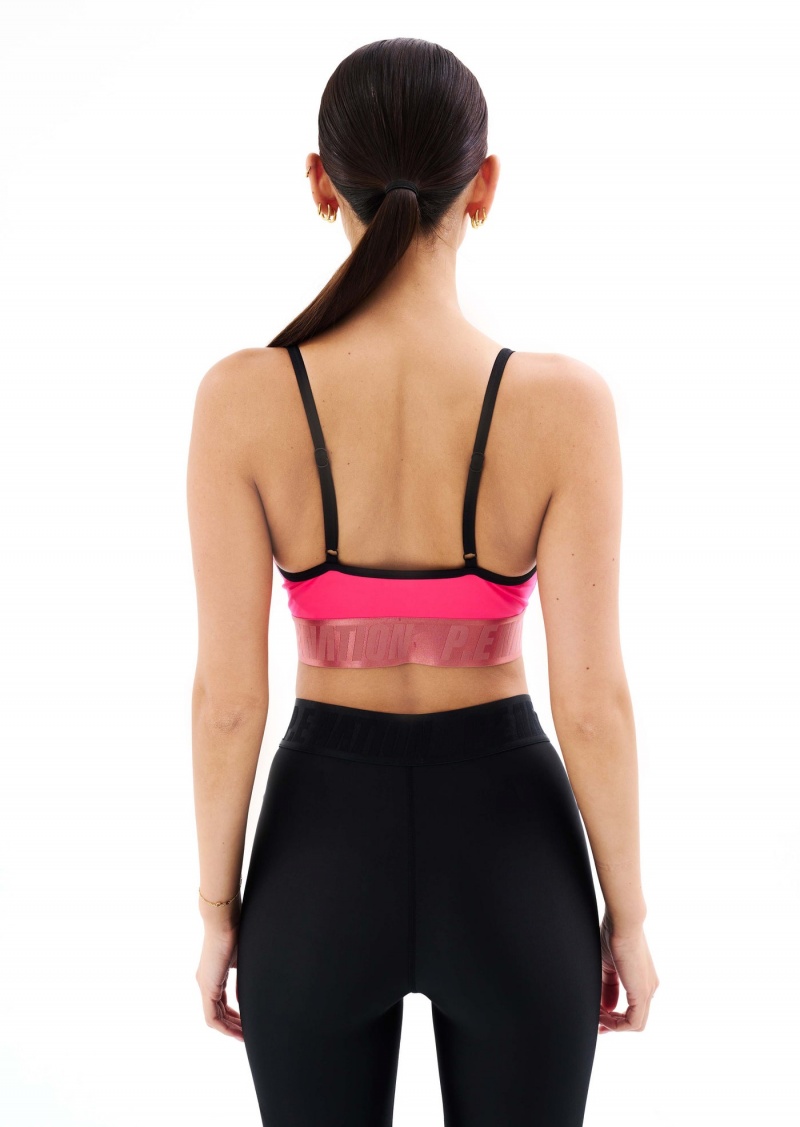 Diva Pink P.E Nation Verbena Sports Bra | JZUPHFG-05