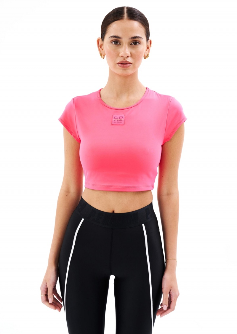 Diva Pink P.E Nation Verbena Tee | WFTAMDK-79