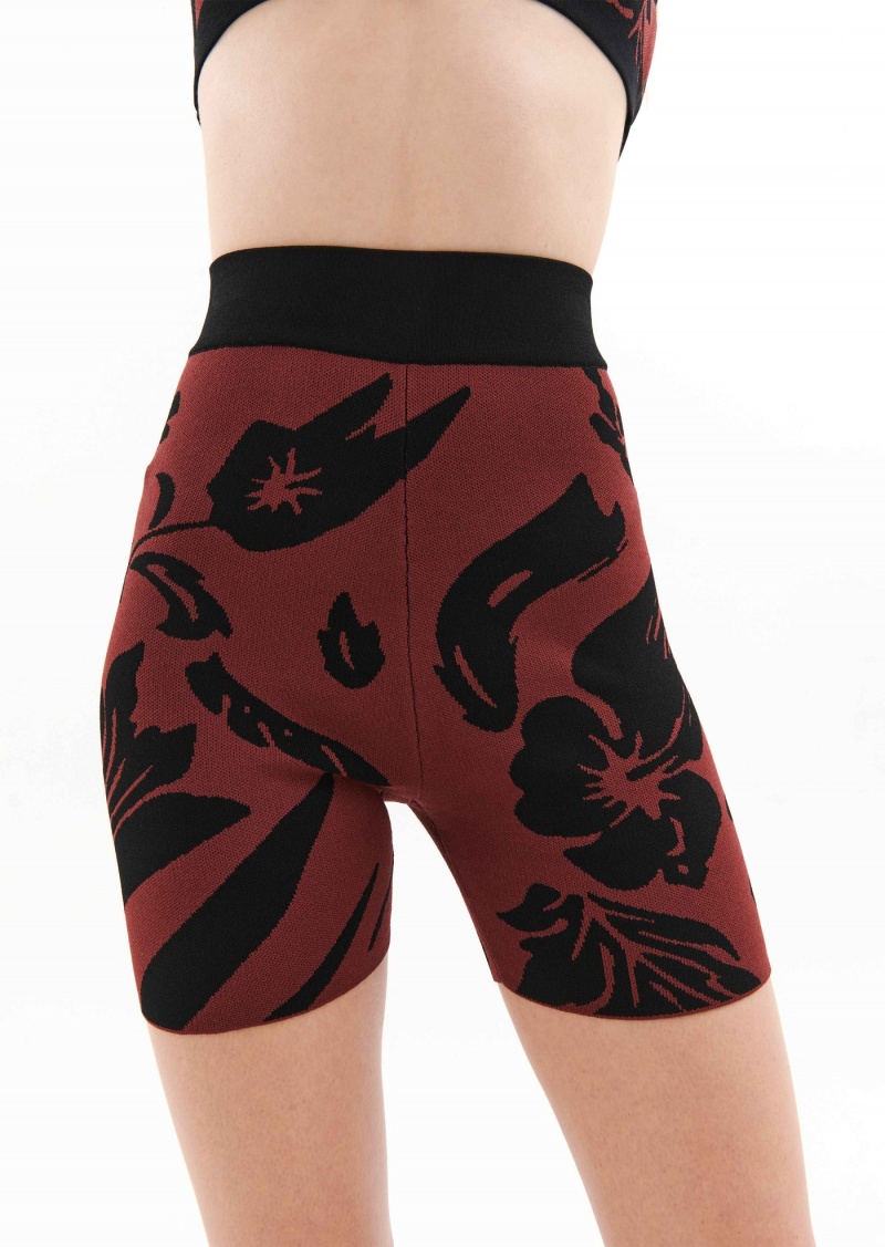 Floral Print P.E Nation Reconnect Bike Short | SCAPVMQ-85