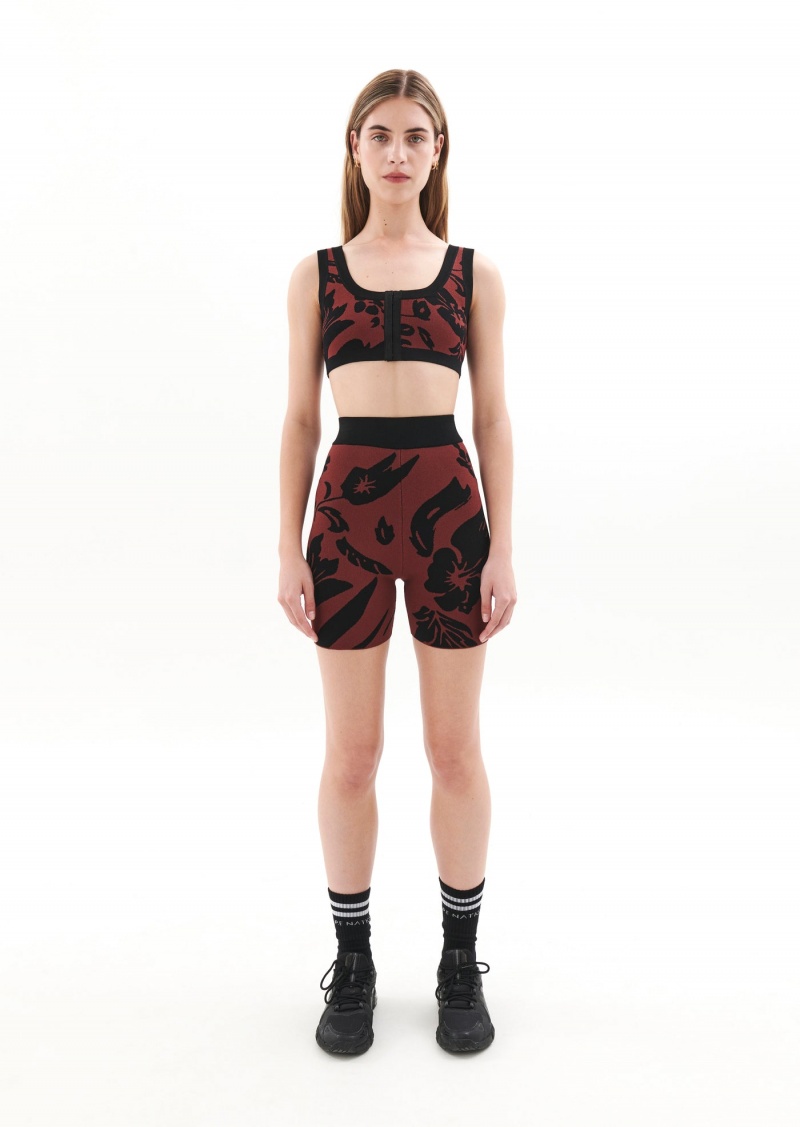 Floral Print P.E Nation Reconnect Knit Crop | KCRVQED-64