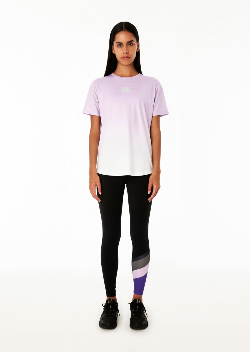 Gradient Print P.E Nation Double Track Air Form Ss Tee | QAOUPLS-29