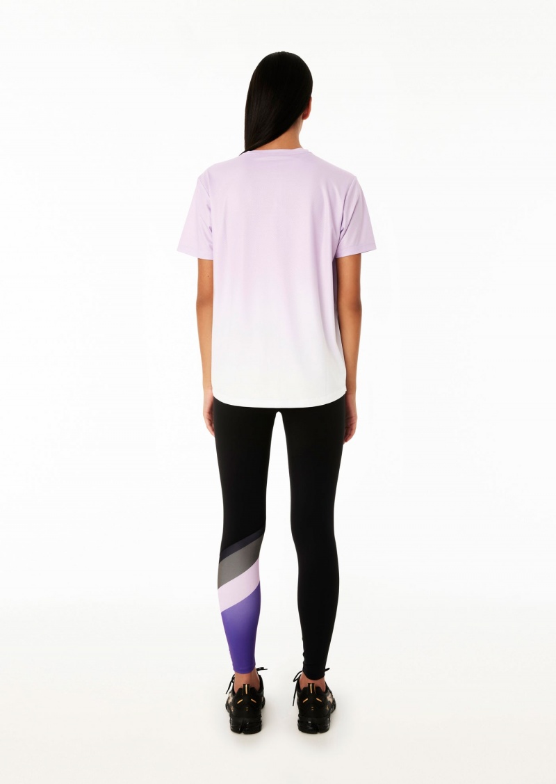 Gradient Print P.E Nation Double Track Air Form Ss Tee | QAOUPLS-29