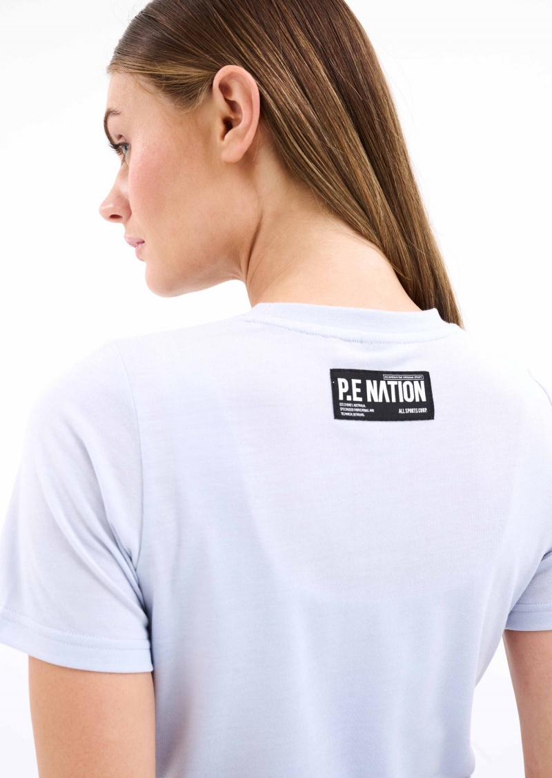 Grey Dawn P.E Nation Parallel Tee | NHMPGKW-68