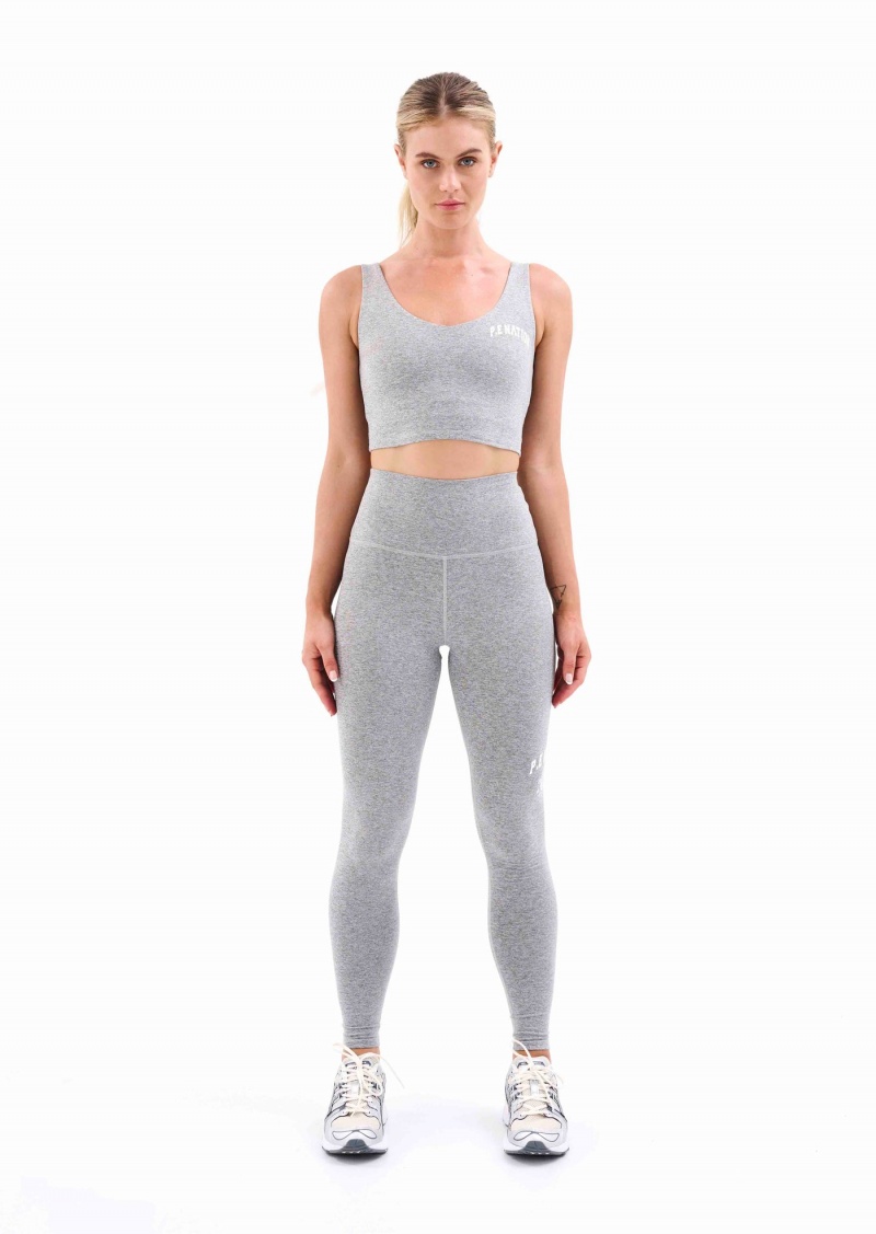 Grey Marl P.E Nation Camino Legging | XGOWQCF-28