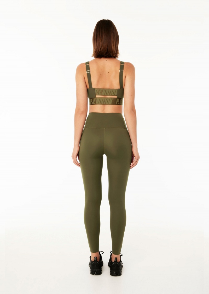 Khaki P.E Nation Recalibrate 7/8 Legging | BYHWJQC-60