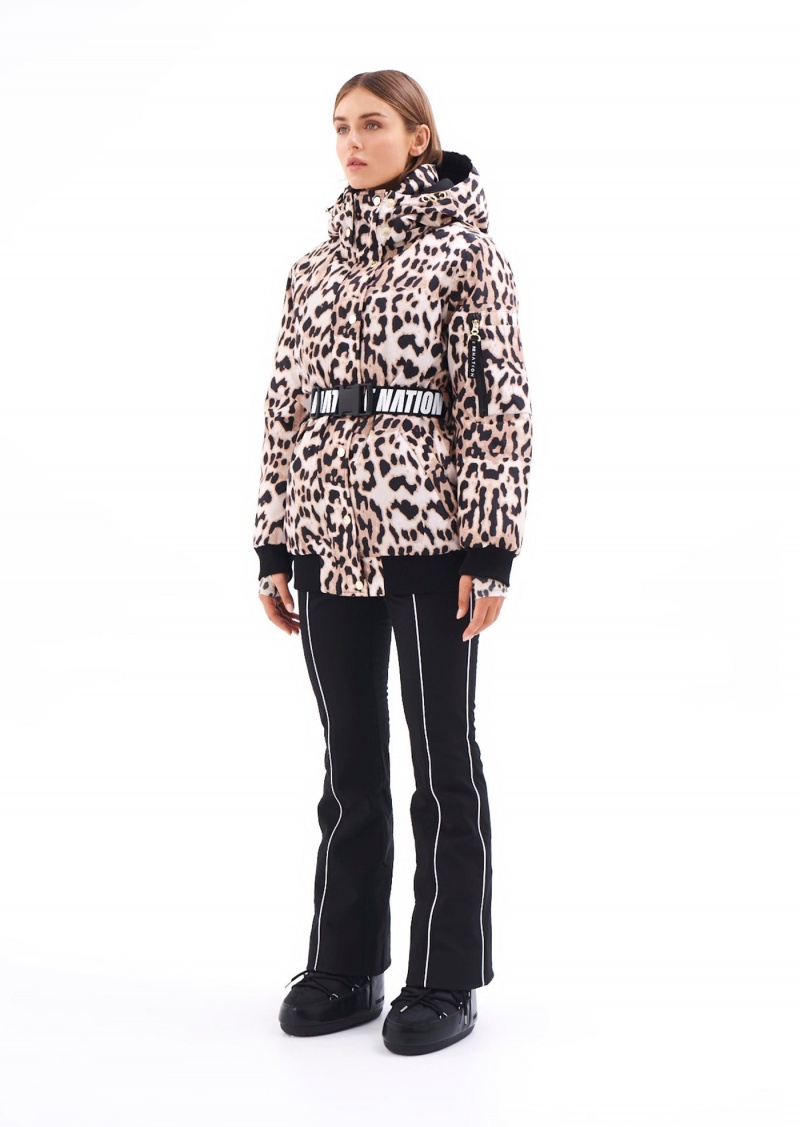 Leopard P.E Nation Silverton Jacket | REDCGNU-24