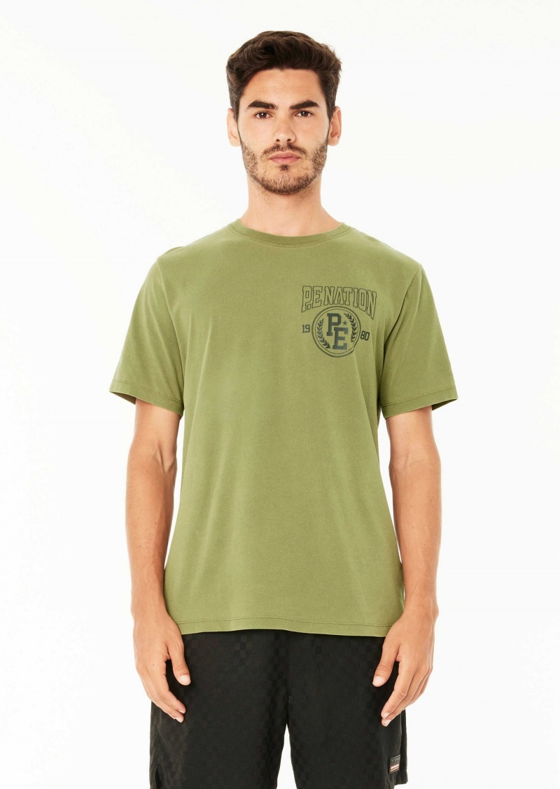 Olive P.E Nation Ace High Tee | SJALMCD-34