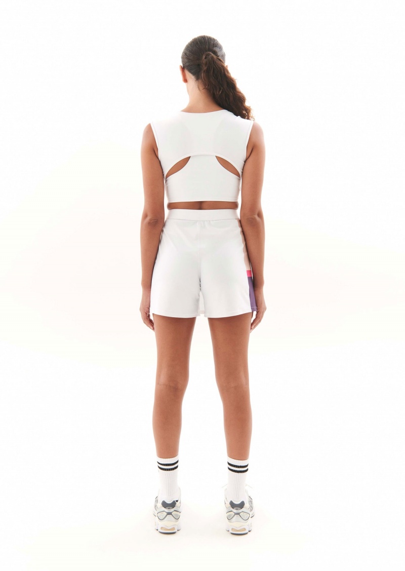 Optic White P.E Nation Pre Season Skirt | NPMLKEY-75