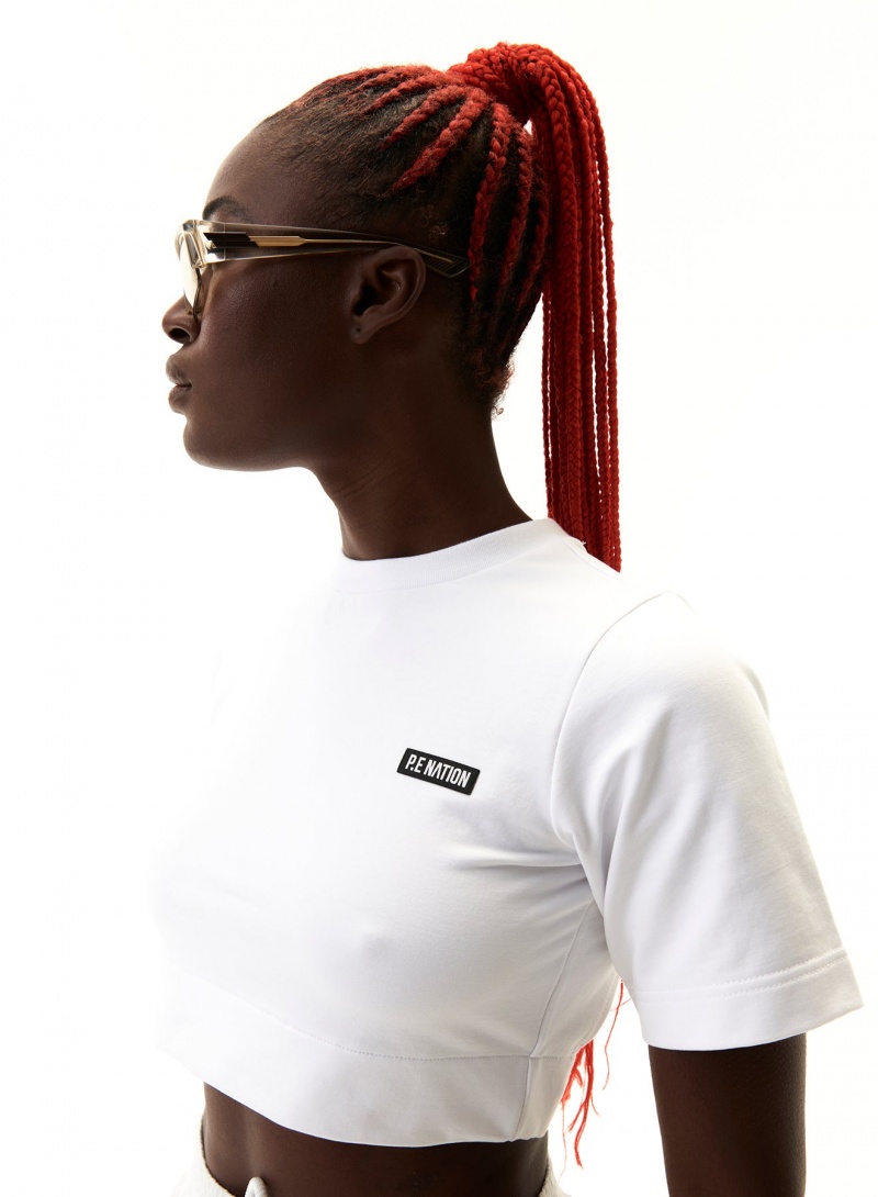 Optic White P.E Nation Volley Tee | UFRSGMW-90