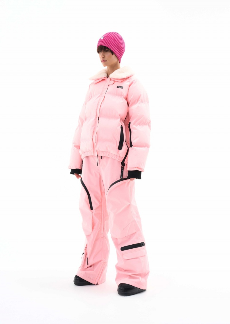 Pastel Pink P.E Nation Saroma Snow Jacket | WTAECPG-50