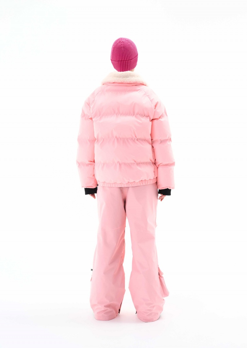 Pastel Pink P.E Nation Saroma Snow Jacket | WTAECPG-50