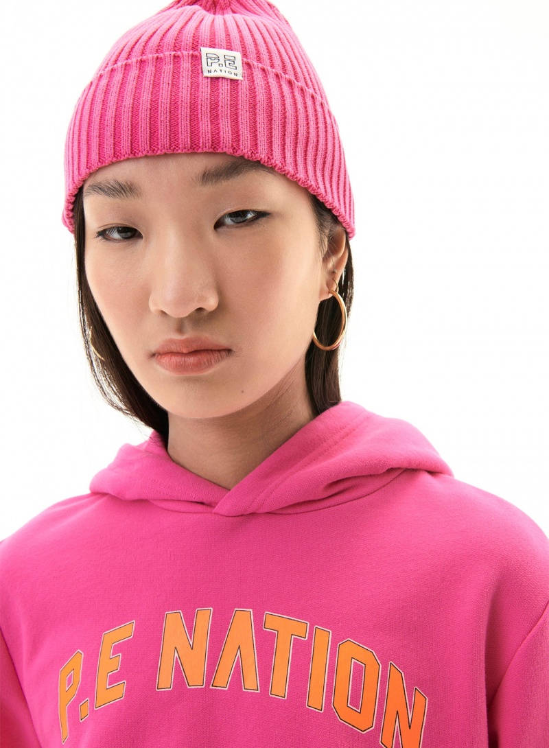 Pink Glo P.E Nation Defending Zone Hoodie | BDVXGFL-24