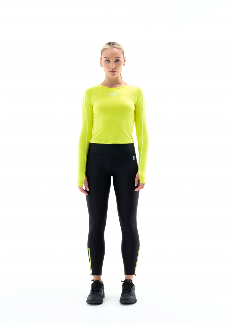 Safety Yellow P.E Nation Steady Run Legging | FCAHNEL-12