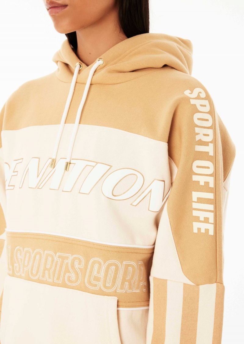 Sand P.E Nation Surpass Hoodie | SBLYDAP-13