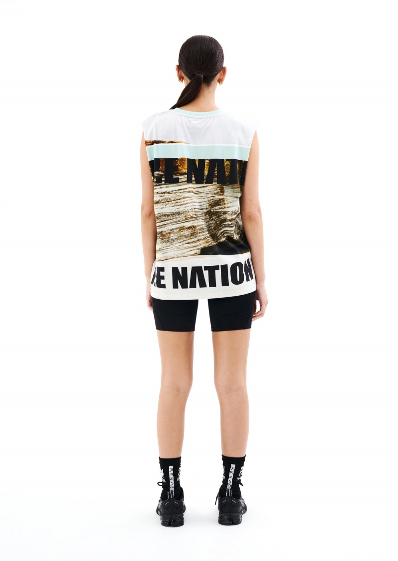 Scene Print P.E Nation Bermuda Tank | VUMPODF-16