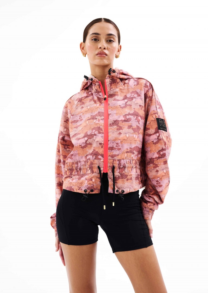 Snake Camo Print P.E Nation Cereus Jacket | FJKQDLO-98