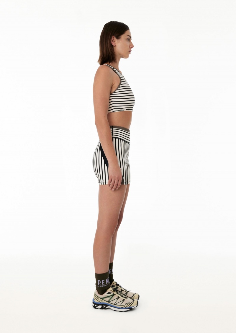 Stripe Print P.E Nation Slipstream Tank | VTOPXEB-76