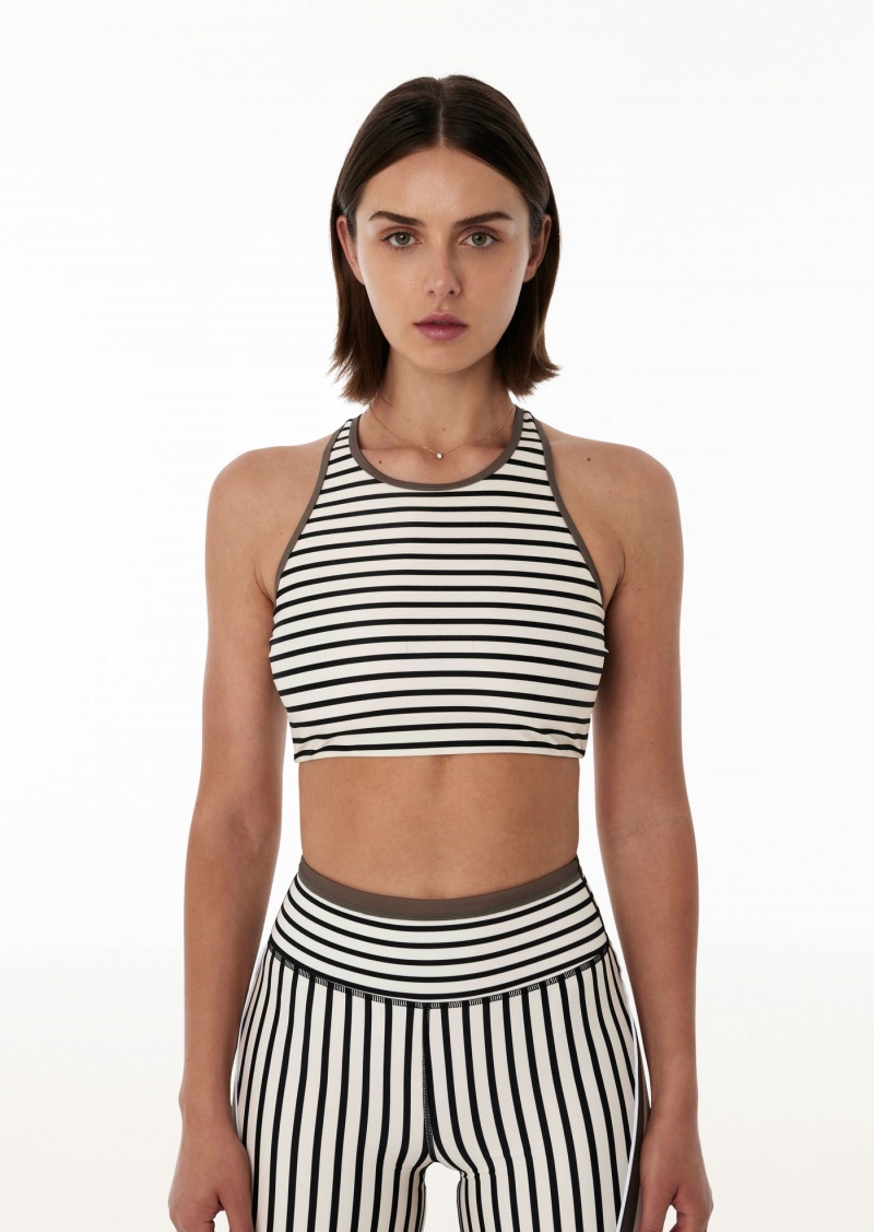 Stripe Print P.E Nation Slipstream Tank | VTOPXEB-76