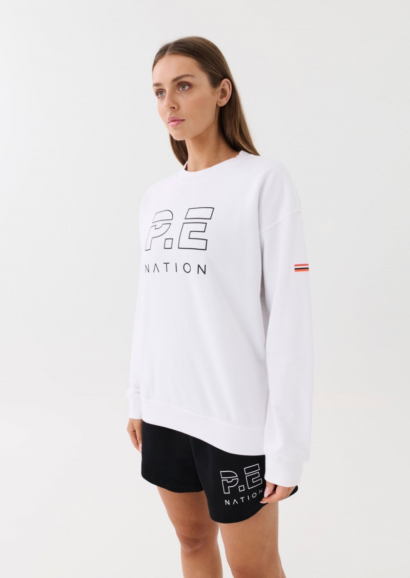 White P.E Nation Heads Up Sweat | TNFISQB-21