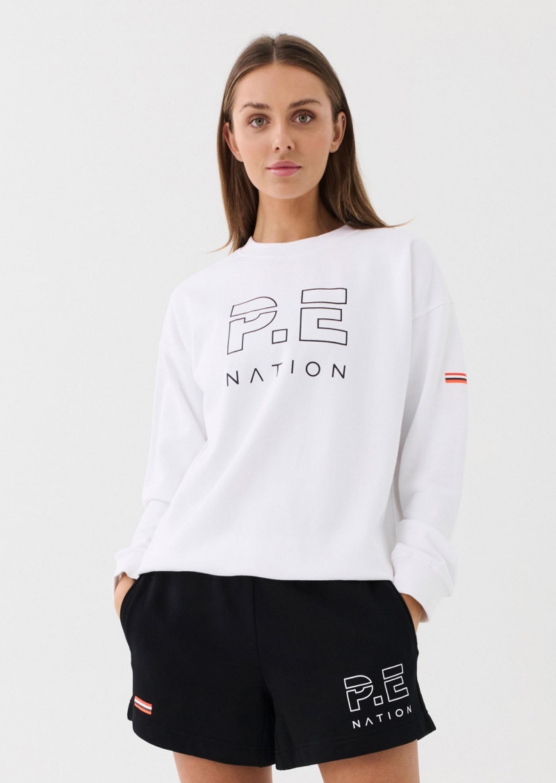 White P.E Nation Heads Up Sweat | TNFISQB-21